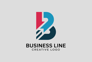 This logo features a creatively abstract design with a blend of colors, symbolizing innovation and professionalism for a modern business approach in branding.