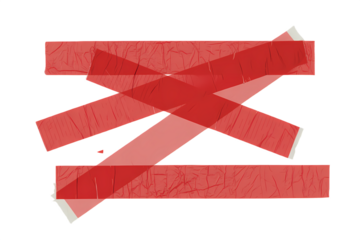 Hasty Repairs: Red Tape Patched Together.