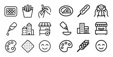 Street Food Icons