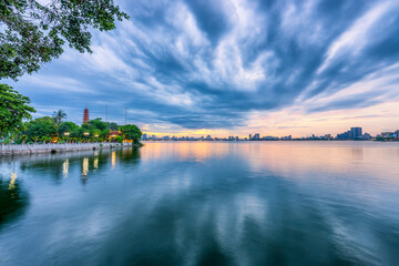 West Lake Hanoi at Sunset