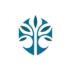 Binary tree turning into shield symbol