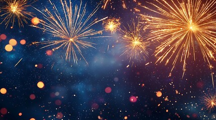 Colorful fireworks night celebration high resolution picture