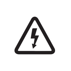 Electrical Hazard Warning Sign - Danger Symbol for High Voltage