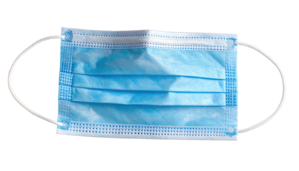 Surgical Face Mask with Blue Color for Health Protection and Safety
