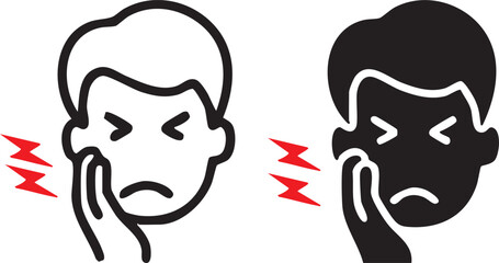 Toothache Illustration Vector