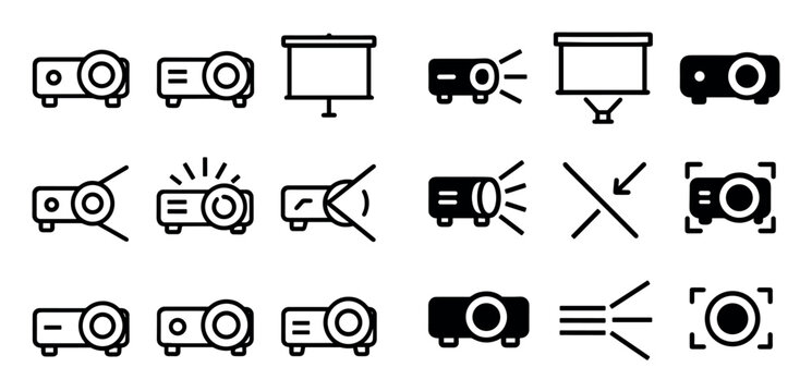 Minimal Multimedia Icon Set