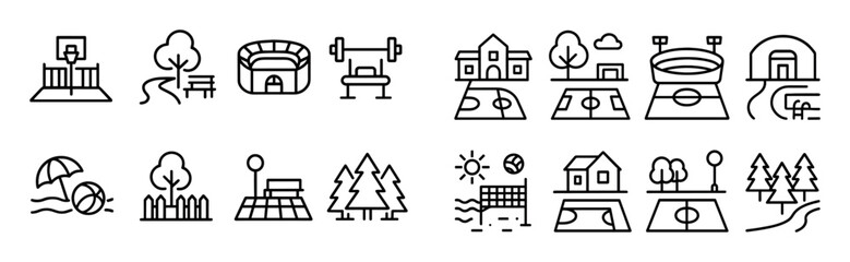 Minimalist Sports Icons