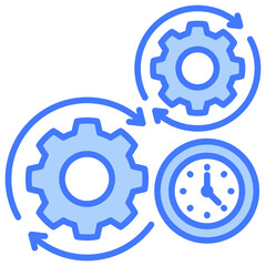 Changeover Blue Icon