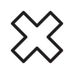 black icons representing common interface symbols such as security, prohibition, interaction, and status, ideal for use in digital platforms, apps, or signage.