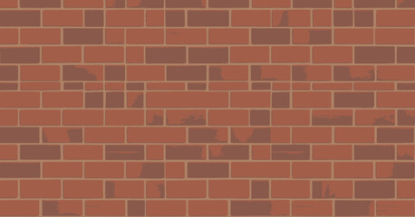 A seamless texture of vibrant red bricks, providing a strong visual impact and character, ideal for architectural, design, and artistic projects needing a robust backdrop.