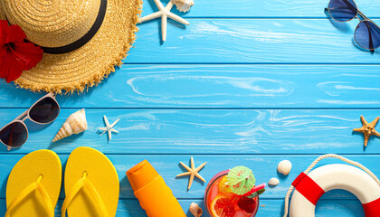 Summer Vacation Beach Essentials