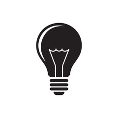 vector light bulb icon. vector eps 10