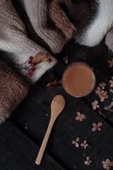 coffee beans and sugar