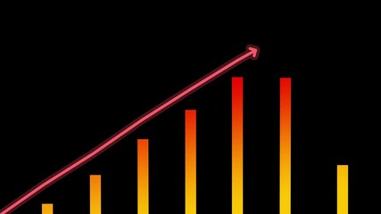 A sleek glowing line chart animation reveals data rising over time. Smooth motion, neon light, and rhythmic flow create a futuristic and elegant feel for a modern financial report. - Powered by Adobe