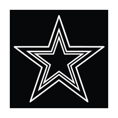 Glow Neon Star Icon
