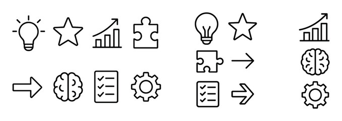 Minimalist Exam Icons