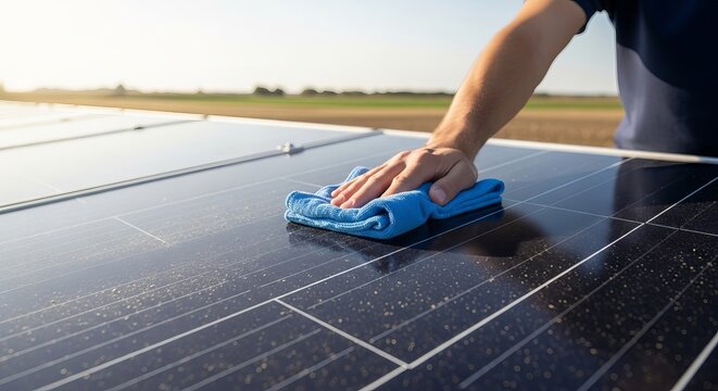 Solar panel cleaning maintenance tips and best practices for efficiency and energy production guide