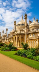 Fototapeta premium Brighton Pavilions Architectural Grandeur - A Fusion of East and West.