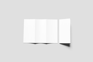 Blank Trifold Mockup