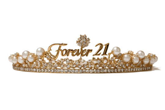 Celebrate Turning 21 with this Sparkling Golden Tiara, Perfect for Birthday Parties, Sweet Sixteen Celebrations, and Magical Moments, A Symbol of Youthful Joy