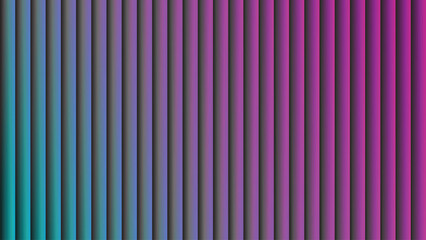 Abstract vertical stripes with a gradient from teal to magenta