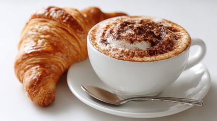 coffee and croissant