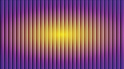 Abstract purple and yellow striped background with gradient effect