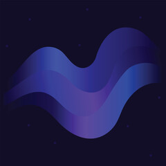 Futuristic Neon Flow Wave Abstract Gradient Background Design