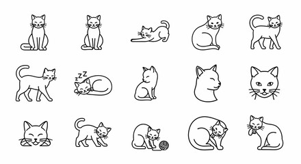 Fototapeta premium set of animals icons