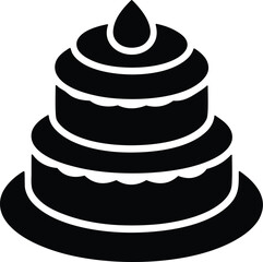 Tier Cake Vector Icon