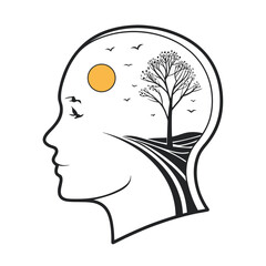 Mindful Nature Inner Landscape of Thought and Serenity