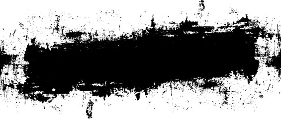 Grunge ink brush stroke vector isolated on white background perfect for watercolor texture and creative abstract artwork