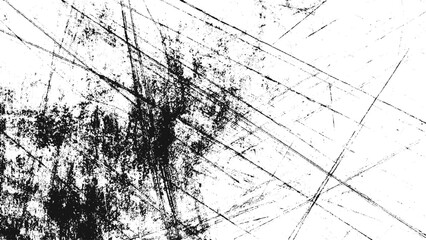 Vintage grunge overlay texture with distressed scratches and dust for retro photo or film effect background design