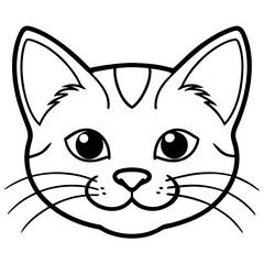 vector illustration of a cat
