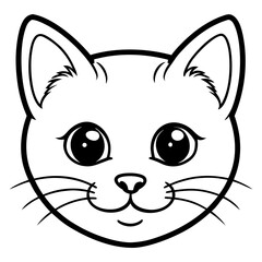 vector illustration of a cat