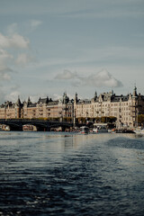 Obraz premium Stockholm Architektur – Altstadt Gamla Stan und Stadtfassaden