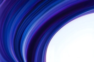 Obraz premium Abstract flowing ribbons with deep blues and violet colors