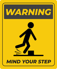 Caution mind the step