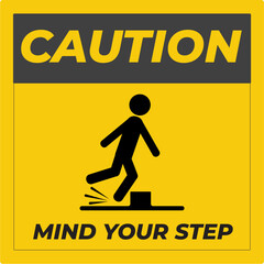 Caution mind the step