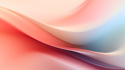 Naklejka premium Smooth flowing gradient background with pastel tones and soft curves.