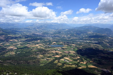 Naklejka premium Blick von der Ceüse nach Nordosten