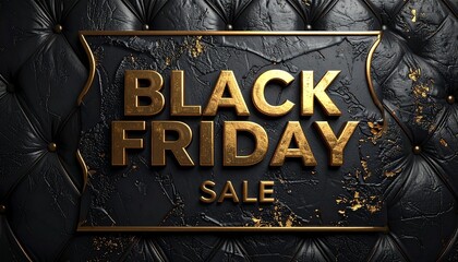 Golden Glow Black Friday Poster