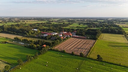 Naklejka premium Torfbrand-Klinkerwerk bei Nenndorf