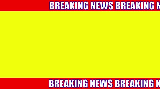 News lower third background overlay template with green screen, TV broadcast style animation for breaking news or live updates .Breaking news lower third 3rd chyron l3rd loop 4k. 4K video..! 4K ,.!