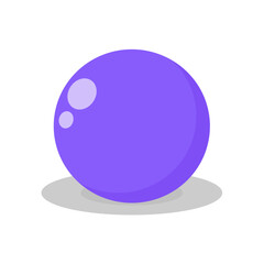 Gum balls. Sweet colorful candies cartoon icon isolated on white background