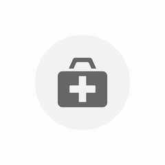 medical set box icon sign vector