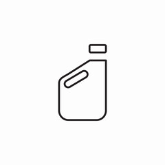 small bottle handle icon sign vector