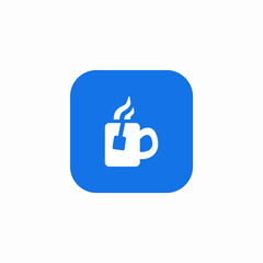 warm tea icon sign vector