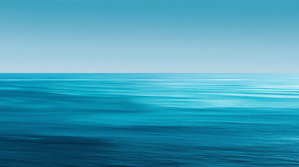 Abstract wide shot of the ocean surface, Turquoise Seascape for Wallpaper
