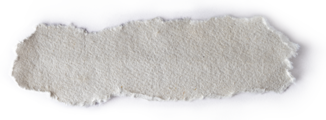 white paper ripped message png cut out background